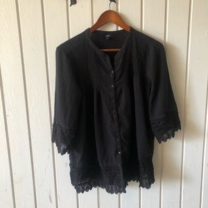 Black Ellos blouse